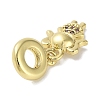 Rack Plating Brass Pave Cubic Zirconia European Dangle Charms X-KK-R163-08B-G-2