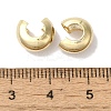 Brass Crimp Bead Cover KK-K383-07F-G-3