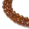 Natural Garnet Beads Strands G-C226-B01-4mm-4