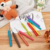 2Pcs 2 Styles Alloy Yarn Guide Finger Holders DIY-NB0010-24-5
