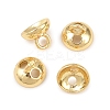 Brass Bead Cap Pendant Bails KK-Z146-26G-1