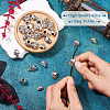 28Pcs 7 Styles Tibetan Style Alloy Beads TIBEB-TA0001-30-5