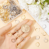 2 Colors 304 Stainless Steel Leverback Earring Findings STAS-SP0001-09B-3