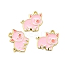 Zinc Alloy Enamel Pendants FIND-Z080-01G-02-1