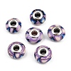 Handmade Polymer Clay European Beads CLAY-K002-C14-1-1