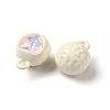 Spray Paint Alloy Rhinestone Pendants PALLOY-S186-11I-2