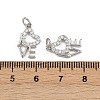 Brass Micro Pave Cubic Zirconia Pendants KK-A269-55P-3