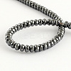 Grade A Non-magnetic Synthetic Hematite Beads Strands G-R211-23-2