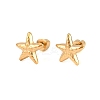 304 Stainless Steel Star Stud Earrings EJEW-I320-10G-4