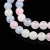 Dyed Natural White Jade Beads Strands G-T140-4mm-A03-6