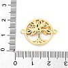 Brass Micro Pave Cubic Zirconia Connector Charms KK-S510-20G-3