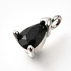 Brass Micro Pave Cubic Zirconia Pendants KK-D356-08H-P-2