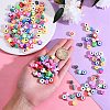 200Pcs 4 Styles Handmade Polymer Clay Beads CLAY-SZ0001-54-2