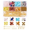 DIY Mixed Stone Chip Beads Earrings Making Kit DIY-FS0002-38-1