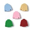 20Pcs 5 Colors Food Grade Eco-Friendly Silicone Focal Beads SIL-CJ0002-08-8