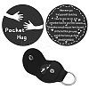 2Pcs 2 Style PU Leather Guitar Clip AJEW-CN0001-21P-1