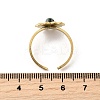 304 Stainless Steel Cuff Rings for Women RJEW-U062-02C-02G-5