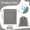 30Pcs Rectangle Velvet Drawstring Pouches TP-NB0001-61C-2