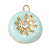 304 Stainless Steel Enamel Pendants SA-CBAFCBF-02G-1