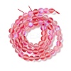 Synthetic Moonstone Beads Strands G-E573-01A-10-3