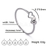 304 Stainless Steel Finger Rings for Women Men FS-WGB974C-11-1