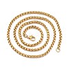 304 Stainless Steel Box Chain Necklaces NJEW-F227-09G-13-B-1