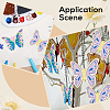20Pcs 5 Styles Unfinished Wood Cutout AJEW-SC0003-41-5