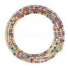 925 Sterling Silver Colorful Cubic Zirconia Chains STER-C016-02B-G01-2