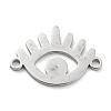 Non-Tarnish 304 Stainless Steel Hollow Connector Charms STAS-P332-06P-1