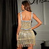 Polyester with PVC Paillette Lace Trim Ribbon OCOR-WH0101-91B-5
