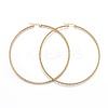 304 Stainless Steel Big Hoop Earrings EJEW-F188-24G-F-1