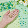 5 Colors Transparent Glass Beads Sets FGLA-PH0001-11A-02-3