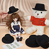 10Pcs 2 Style EVA Fabric Pillbox Stewardess Fascinator Hat Base for Millinery DIY-AR0004-81-3