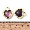 Natural Amethyst Pendants KK-Z137-03G-3