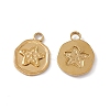 Ion Plating(IP) 304 Stainless Steel Pendants LS-STAS-K242-08G-1