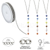 DIY Natural & Synthetic Mixed Gemstone Necklaces Dangle Earrings Making Kit DIY-YW0008-59-3