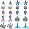 20Pcs 10 Style Alloy Pendants FIND-CA0005-81-1