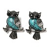 Synthetic Turquoise Dyed Pendants G-H308-01AS-05-1