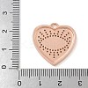 Rack Plating Brass Micro Pave Cubic Zirconia with Enamel Pendants KK-G515-58KCG-3