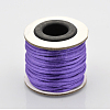 Round Nylon Satin Rattail Cord X-NWIR-O001-A-09-1