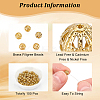 Brass Filigree Beads KK-DC0001-24-5