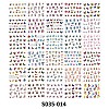 Nail Art Water Transfer Stickers Decals MRMJ-S035-014-2