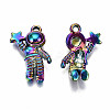Rainbow Color Alloy Pendants PALLOY-S180-070-RS-2