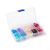 300Pcs Transparent Spray Painted Glass Charms GLAA-LS0001-02-7