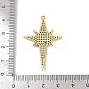 Brass Micro Pave Cubic Zirconia Pendants KK-M322-45G-3