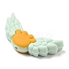 Wing Food Grade Eco-Friendly Silicone Focal Beads LS-SIL-C004-01B-3