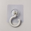 Rotatable Self Adhesive Plastic Hook Hangers AJEW-WH20004-06-1