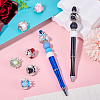 6Pcs 6 Colors Polymer Clay Rhinestone Beads FIND-TA0006-53-6