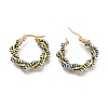 304 Stainless Steel Hoop Earrings EJEW-M196-C01-G-3