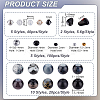 Imitate Austrian Crystal Bicone Glass & Mixed Glass Beads Findings Kits GLAA-GA0002-32-2